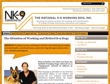 Tablet Screenshot of nationalk-9workingdog.org